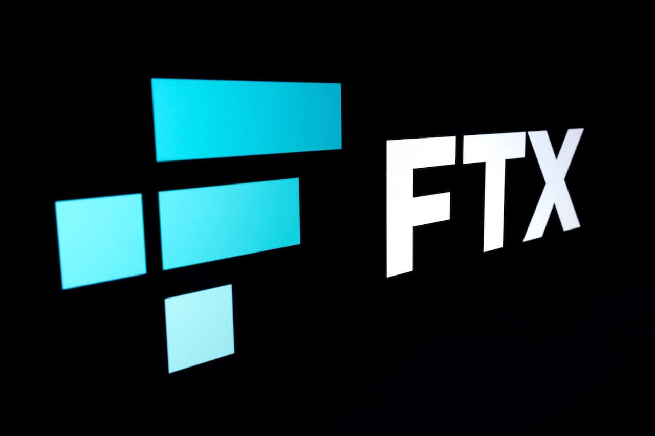Logo of the bankrupt crypto exchange FTX, which has fallen victim to a sim-swapping attack.